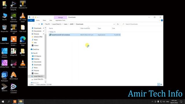 how to download and install Sweet Home 3D on windows 10 in 2022 | Amir Tech Info смотреть онлайн
