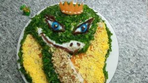 Салат на Новый год Змея Мастер класс