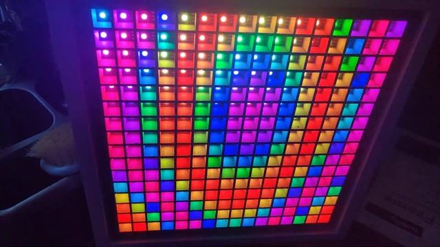 wled 16 X 16 led matrix in a picture frame. смотреть онлайн