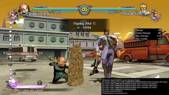 JoJo's Bizarre Adventure: All-Star Battle R - Shigekiyo Yangu Moveset Showcase смотреть онлайн