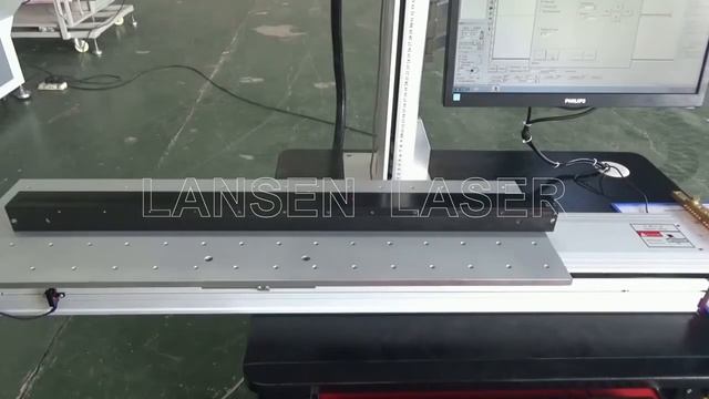 Lansen laser:fiber laser marking machine with Sliding platform:enlarge the working szie смотреть онлайн
