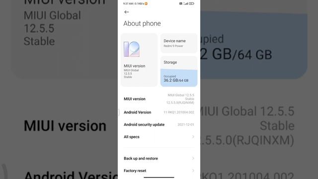 redmi 9 power 12.5.5.0 ka stable update new update 2022 смотреть онлайн
