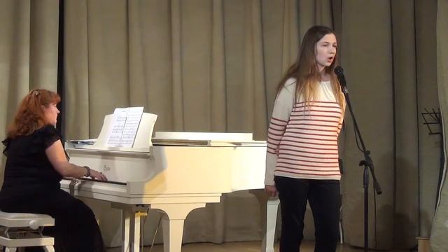 Отчетный концерт музыкальной школы. Декабрь 2017. Часть 9. Класс вокала Хамоуд Е. М. смотреть онлайн