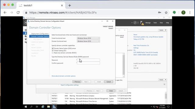 Intro to NTRaaS and Active Directory смотреть онлайн
