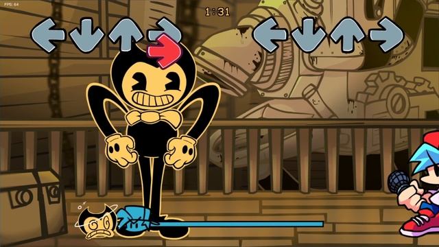 Friday Night Funkin' VS Indie Cross (Bendy Horror Show) (FNF Mod) смотреть онлайн