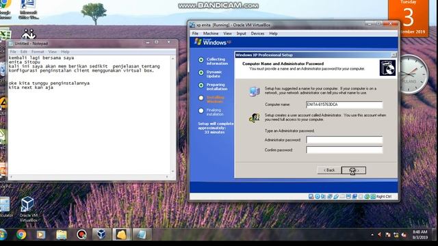 tutorial menginstall windows xp di virtual box смотреть онлайн