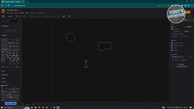 How to Use app.Diagrams.net | Draw.io Beginners Tutorial (2024) смотреть онлайн