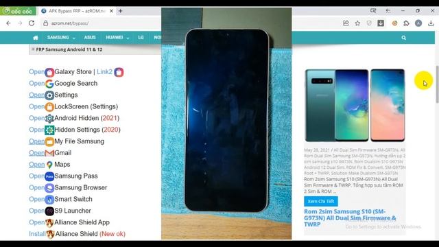 BYPASS FRP LG V60 ThinQ 5G (2022) - LG LM-V600VM ANDROID 10 FRP OK