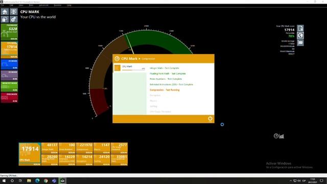 PASSMARK / PERFORMANCE TEST 10.1 / RYZEN 5 3600 смотреть онлайн