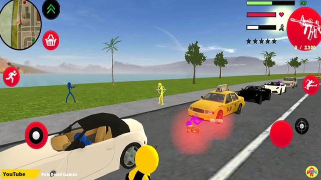 Süper Kahraman Mafya Çöp Adam - Mafia Spider-StickMan Rope Hero New Update #45 - Android Gameplay смотреть онлайн