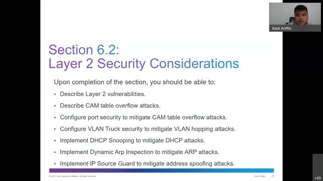 ITT585: Network Infrastructure Security (Chapter 6 - Securing Local Area Network) смотреть онлайн