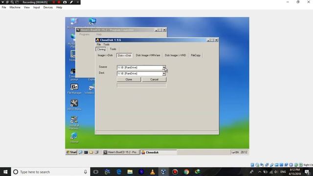 Cloning Hardisk Menggunakan Hiren's Boot CD Dan Cloning Hardisk Menggunakan DD Linux
