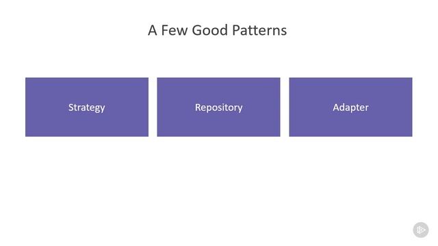 01. Behavioral
01. Design Patterns Overview
02. Design Patterns Over
09. A Few Good Design Patterns смотреть онлайн