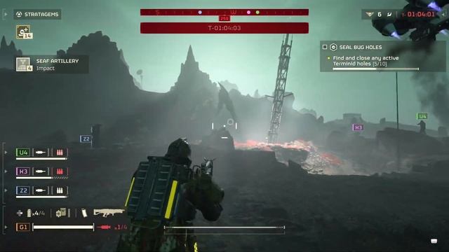 First Bile Titan HELLDIVERS 2 смотреть онлайн