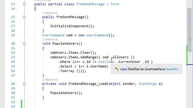 Mail Server System Part 11 Send Message смотреть онлайн
