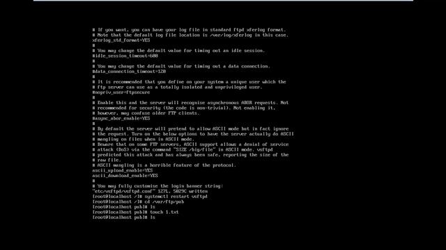 Configured vsftpd in Centos 7 смотреть онлайн