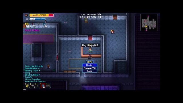 Streets of Rogue - "silent killer" - (Part 2) - Big Quest - no commentary - no gun kills смотреть онлайн