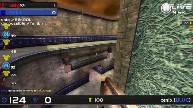 Clan Chill vs oMg - Courtyard - Quake Live CTF - Map 2 смотреть онлайн