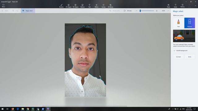 Replace or remove background from a photo | copy objects in a photo easily | Paint 3D смотреть онлайн