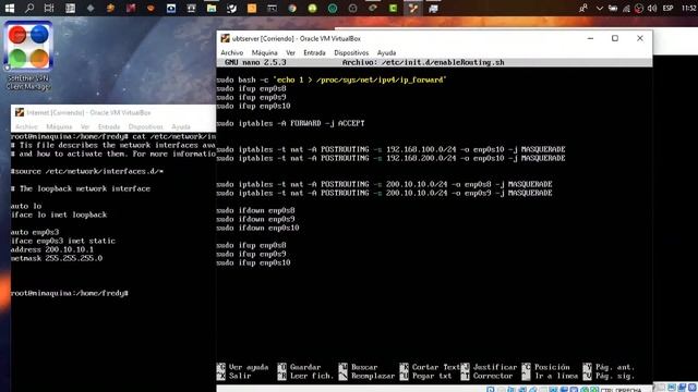 Conexión cliente y web Iptables смотреть онлайн