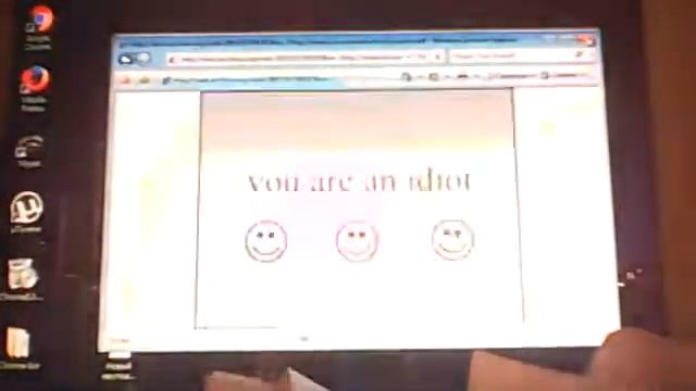 (ЭКСКЛЮЗИВ) Trojan.JS.YouAreAnIdiot на Windows Vista. смотреть онлайн