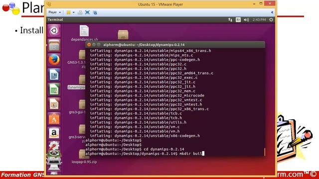 Formation GNS3 04 Installation de GNS3 sous Linux смотреть онлайн