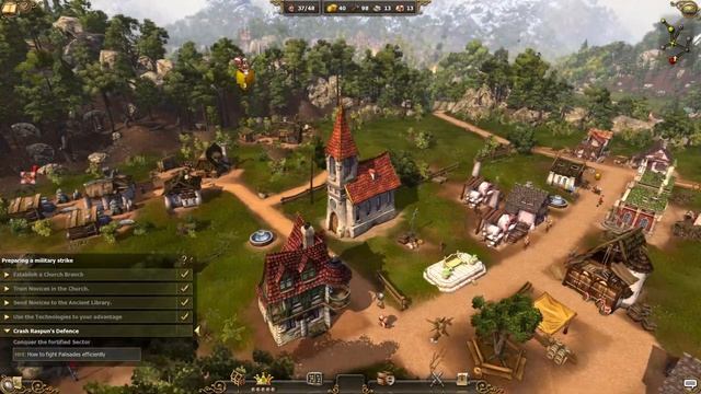 The Settlers 7 : Paths to a Kingdom - Türkçe | Antik kütüphaneden teknoloji transferi yaptık | смотреть онлайн
