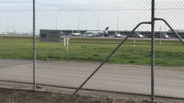 Rex Saab 340 Landing At Adelaide International Airport