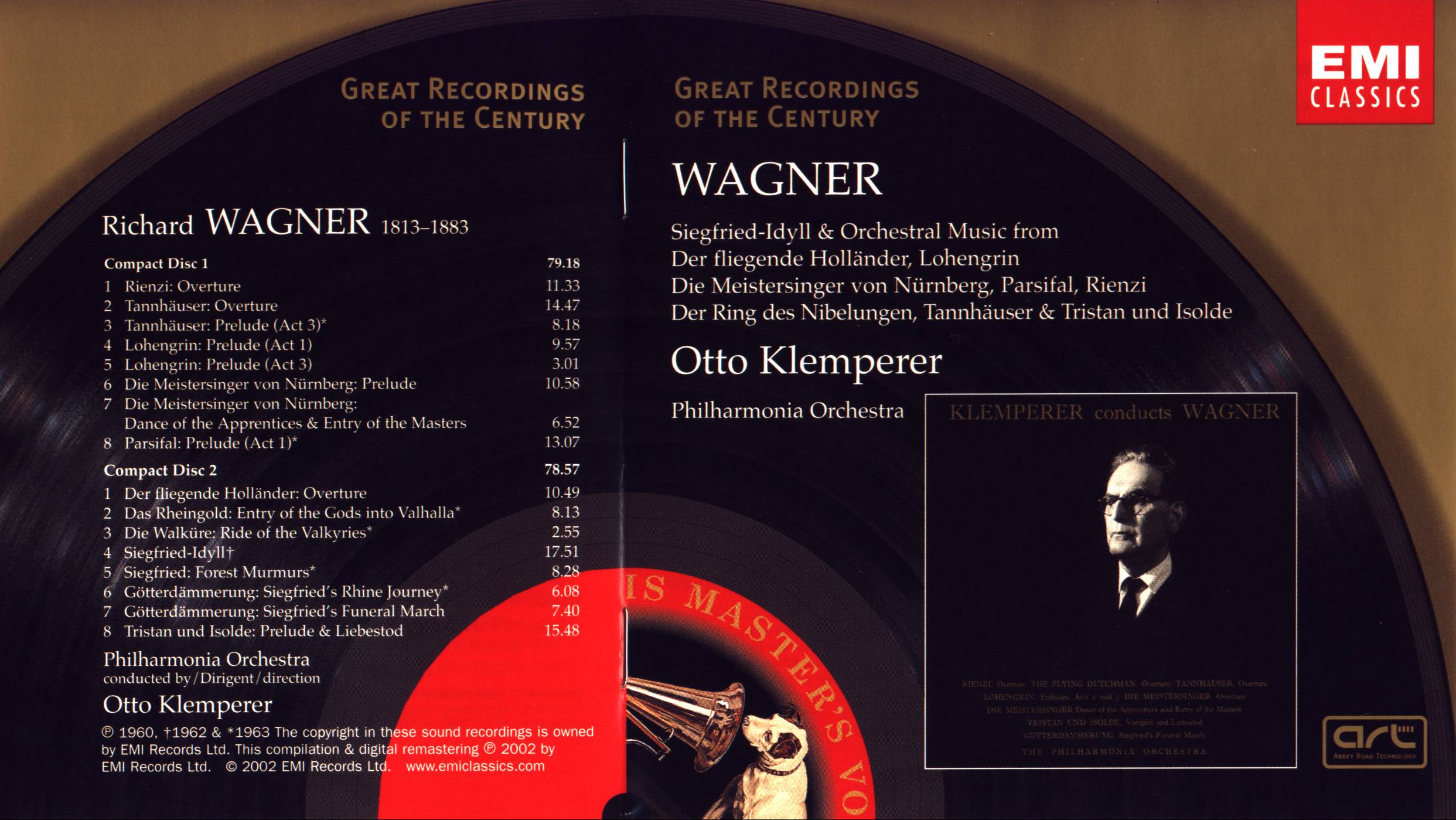 Wagner - Overtures And Orchestral Works (Otto Klemperer)