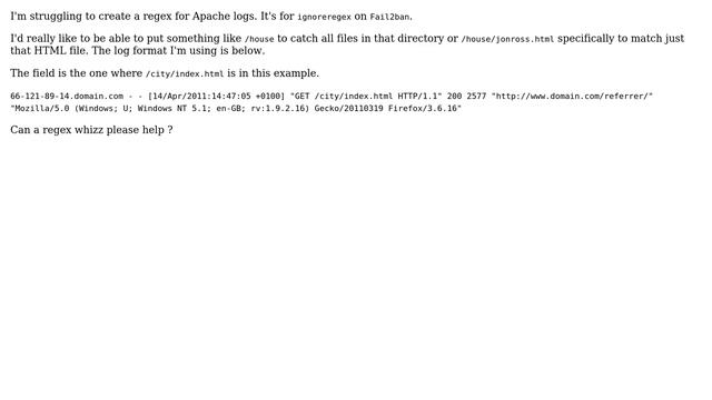 Unix & Linux: Easy Regex on Apache Logs смотреть онлайн