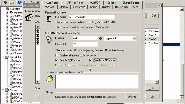 Windows Server 2003 Speak Khmer (105 Account and Mailbox property) смотреть онлайн