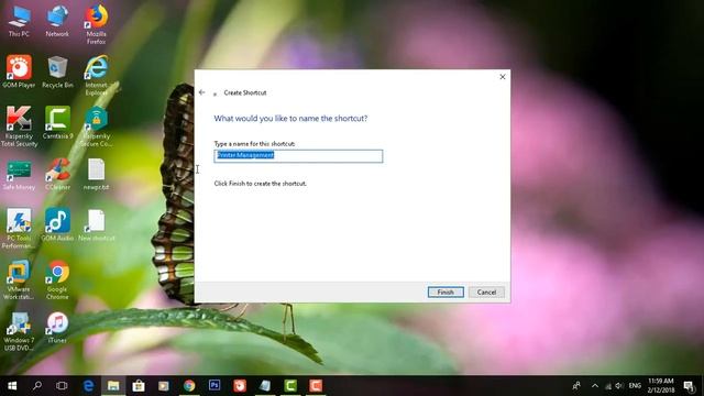 How to Create Print Management Shortcut on Windows 10 (Tutorial) смотреть онлайн
