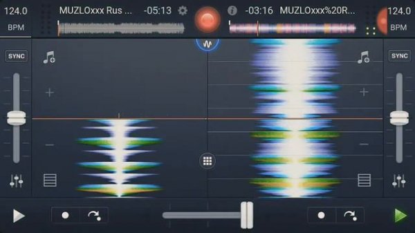 Mix в программе djay2