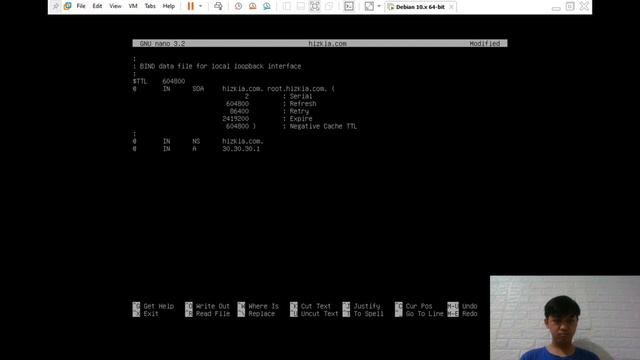 #7 CARA/TUTORIAL INSTALL DAN KONFIGURASI DNS SERVER DEBIAN 10 DI VMWARE - Hizkia Justine смотреть онлайн