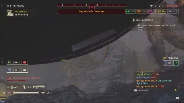 HELLDIVERS 2. Stuck Inside a Stalker Nest. смотреть онлайн