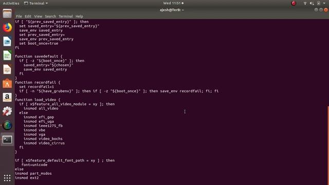 How to reconfigre grub in ubuntu Part 1 смотреть онлайн