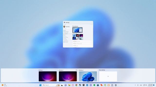 How To Create Virtual Desktops in Windows 11 & Windows 10 quick and easy смотреть онлайн