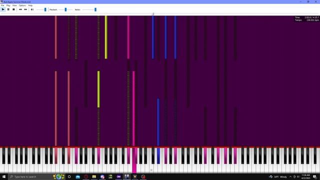 [ black midi ] | Bad Apple Summer Mode | 20 million notes | djfhj смотреть онлайн