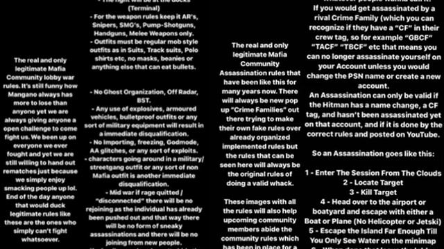 GTA Mafia Community War & Assassination Rules смотреть онлайн