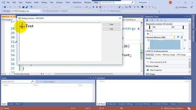 Chapter 05 - 02 Font Dialogbox смотреть онлайн