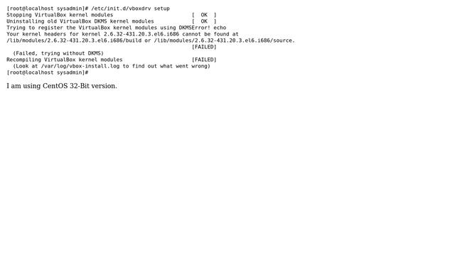 Unix & Linux: Unable to start Virtual Box in Cent OS смотреть онлайн