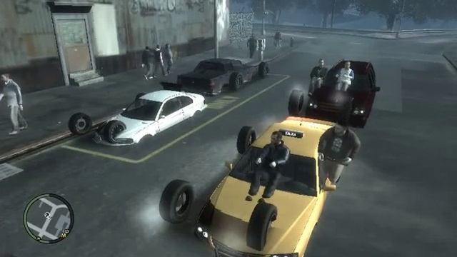 GTA IV Screwed up cars & Laggy gameplay. смотреть онлайн
