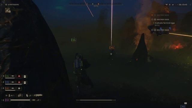 Helldivers 2 8K 60 FPS HDR MAJOR ORDER TERMINIDS ANGEL'S VENTURE DESTROY EGGS Level 19 EXTREME смотреть онлайн