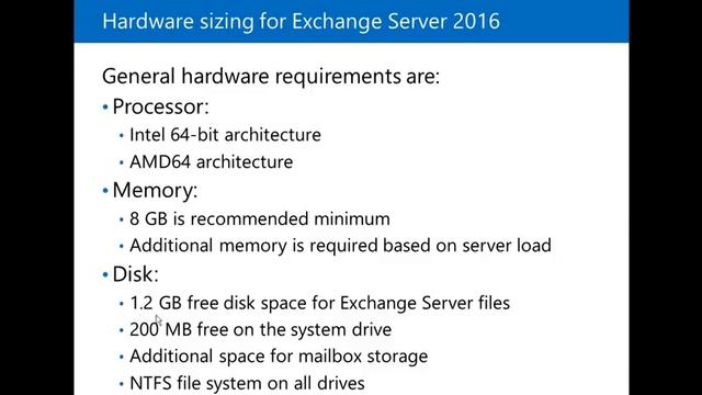 01 Administering Microsoft Exchange Server 2016 Deploying By Eng Abeer Hosni Arabic 2 смотреть онлайн