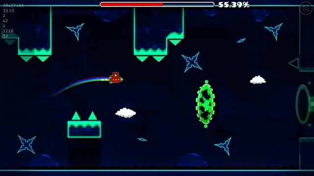 “DEPRESSION” FEATURED LEVEL 100% COMPLETE [GD WORLD 2.2 iOS] GAMEPLAY смотреть онлайн