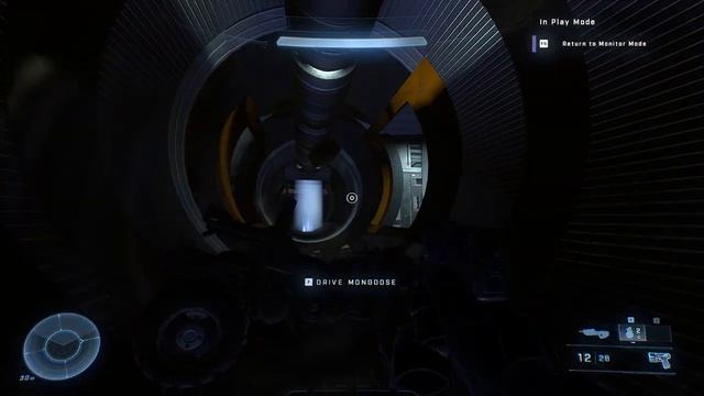Low gravity tunnel inside UNSC ONI Black Site - Halo Infinite Forge смотреть онлайн