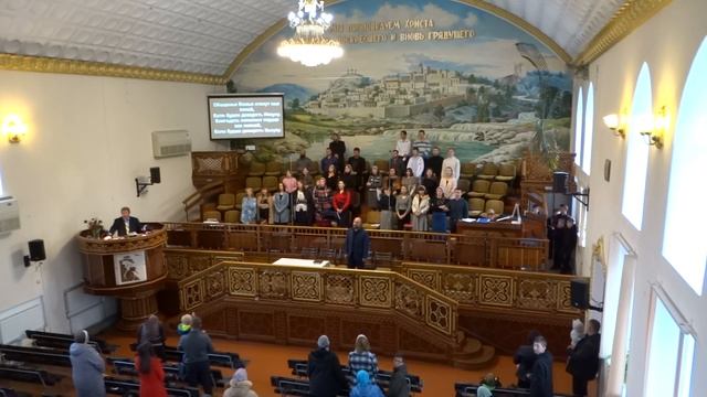 Общее пение ЦЦ ЕХБ г. Кривой Рог - Мы бодрей на жизненном пути пойдем смотреть онлайн