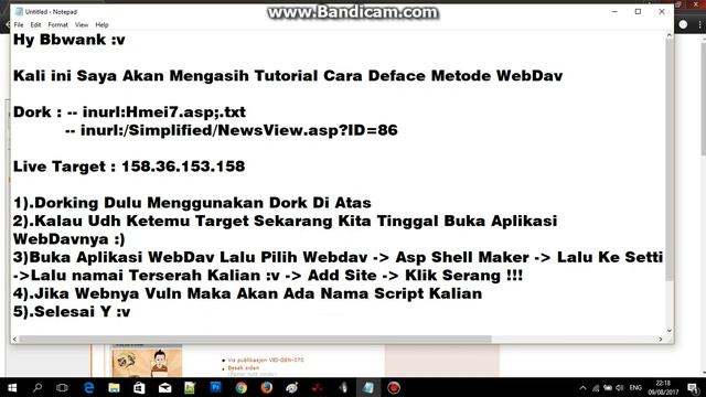 Cara Deface Metode Webdav Dengan Mudah
