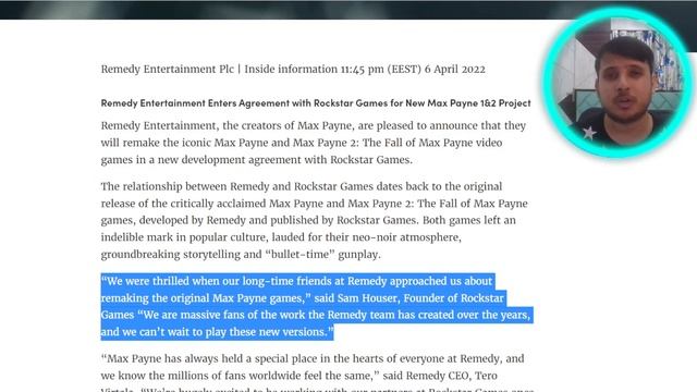 MAX PAYNE 1 & 2 REMAKE IS CONFIRMED FOR PC/PS5 | RELEASE DATE | FULL DETAILS смотреть онлайн