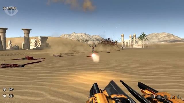 Serious Sam 3: BFE прохождение игры - Уровень 10: Затерянные Храмы Нубии (All Secrets + No Damage) смотреть онлайн